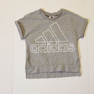 Adidas Short Sleeve Top Girls 7/8
